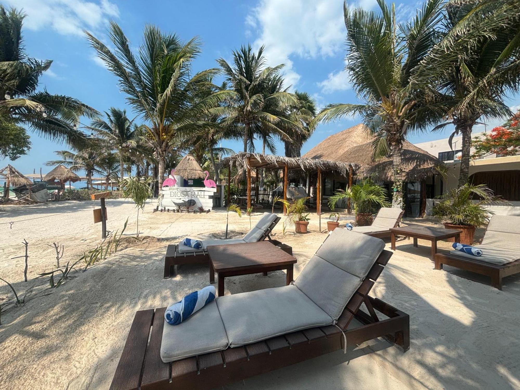 La Diosa Kali Beach Front Hotel Isla Holbox Exterior photo